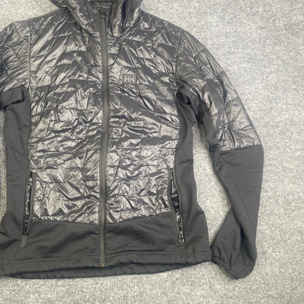 Helly Hansen Lifaloft Hybrid Insulated Jacket Black Womens Small Hooded Zip Up - Picture 3 of 10